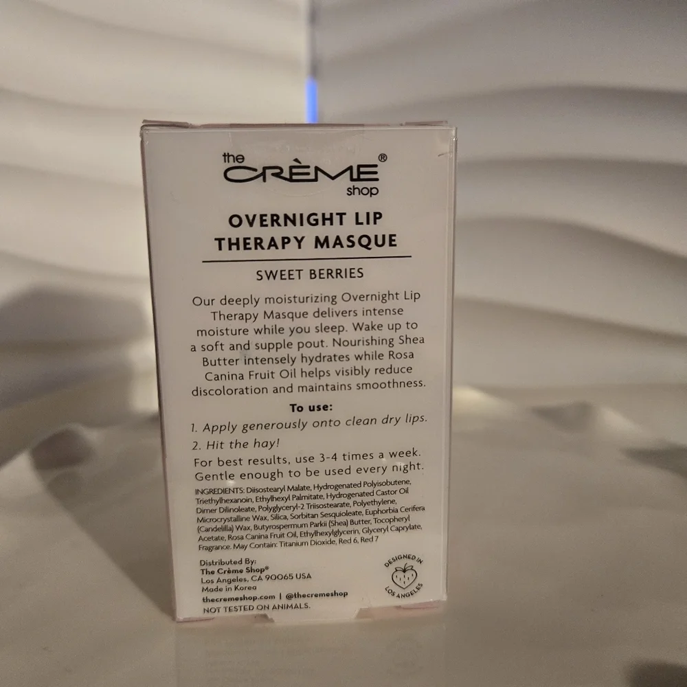 The Creme Shop Overnight Lip Therapy Masque - Sweet Berries